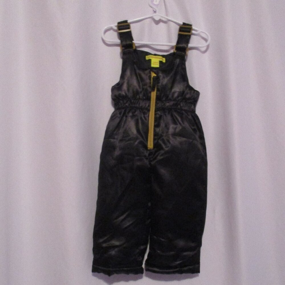 Catherine Malandrino Pants Toddler 18M Black Snow Bib Overalls Insulated